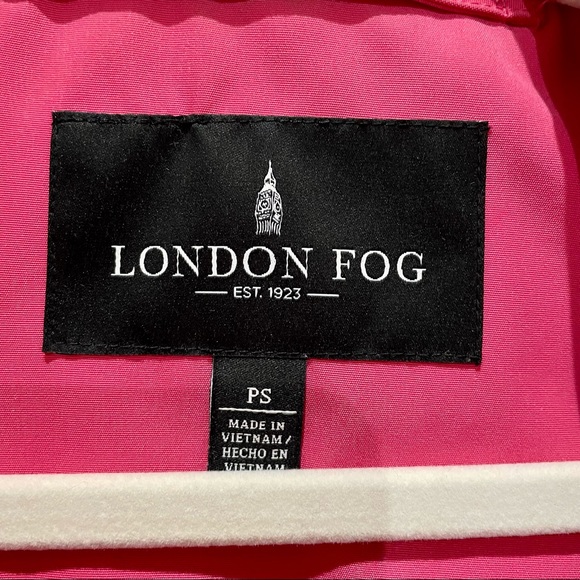 London Fog Petite Hooded Belted Trench Coat - Picture 8 of 9